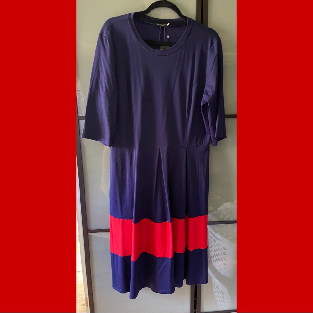 👗knit dress with POCKETS